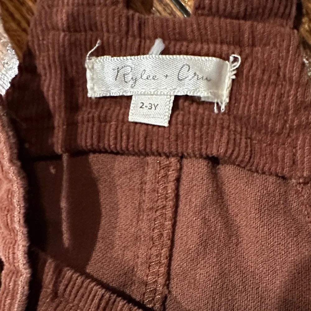 Rylee + Cru Chocolate Overalls - Picture 2 of 3